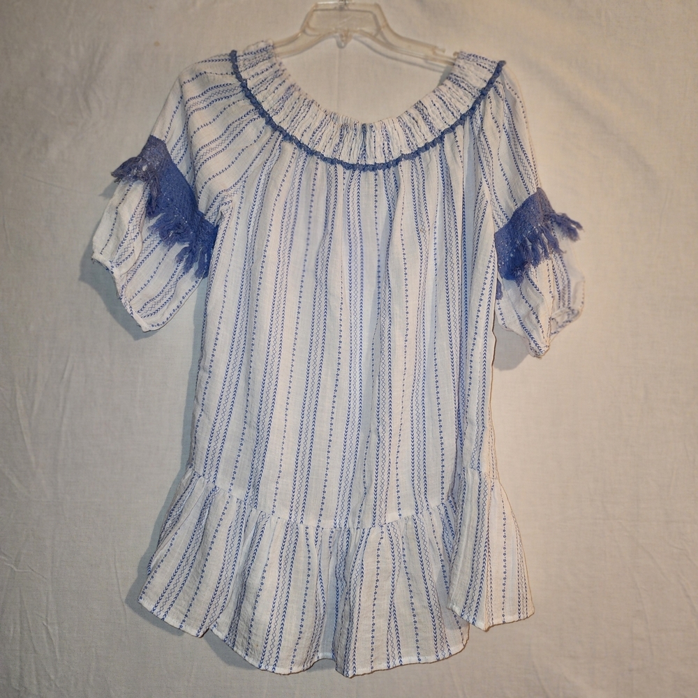 Chic Striped Off-Shoulder Mini Dress